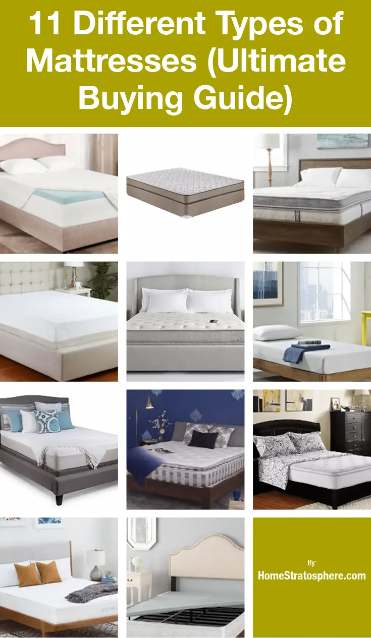 12 Different Types of Bed Mattresses (Buying Guide for ...