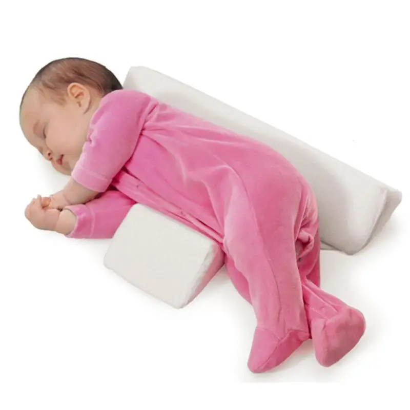 1PC Baby Shaping Pillow Side Sleeper Anti Roll Pillow Adjustable Infant ...