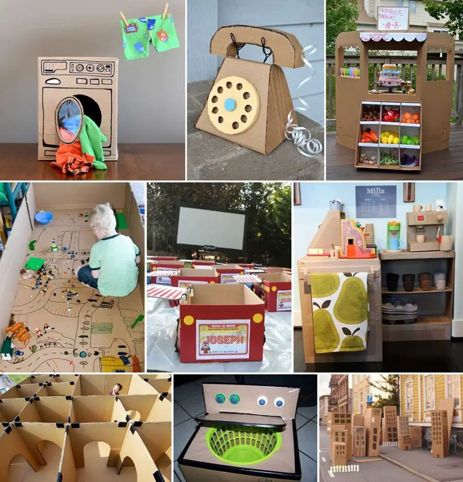 31 Fun Things to Create With A Cardboard Box for Kids