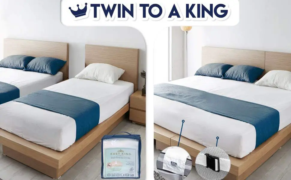 Amazon.com: Easy King Bed Bridge, Twin &  Twin XL to King ...