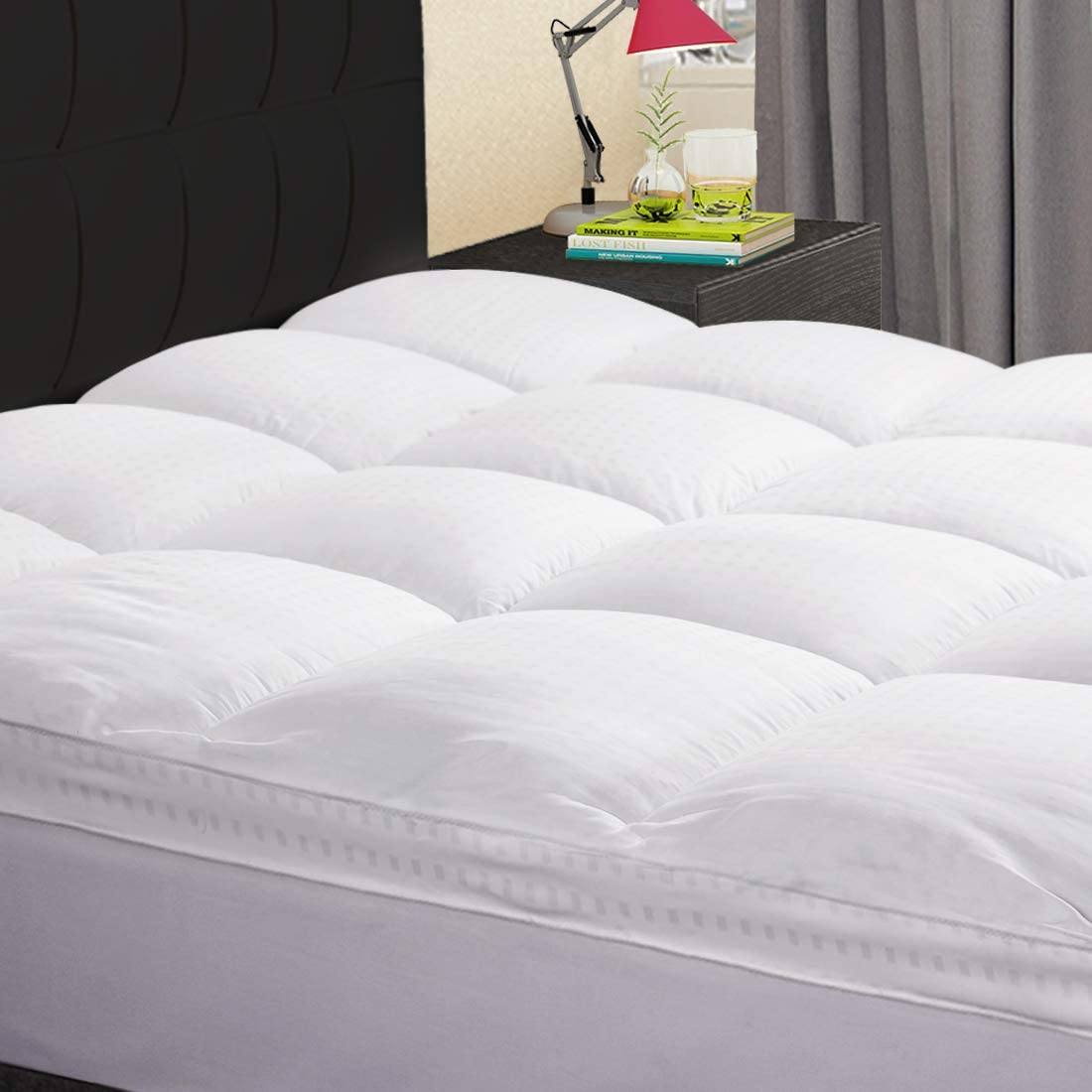 Amazon.com: KARRISM Extra Thick Mattress Topper(King ...
