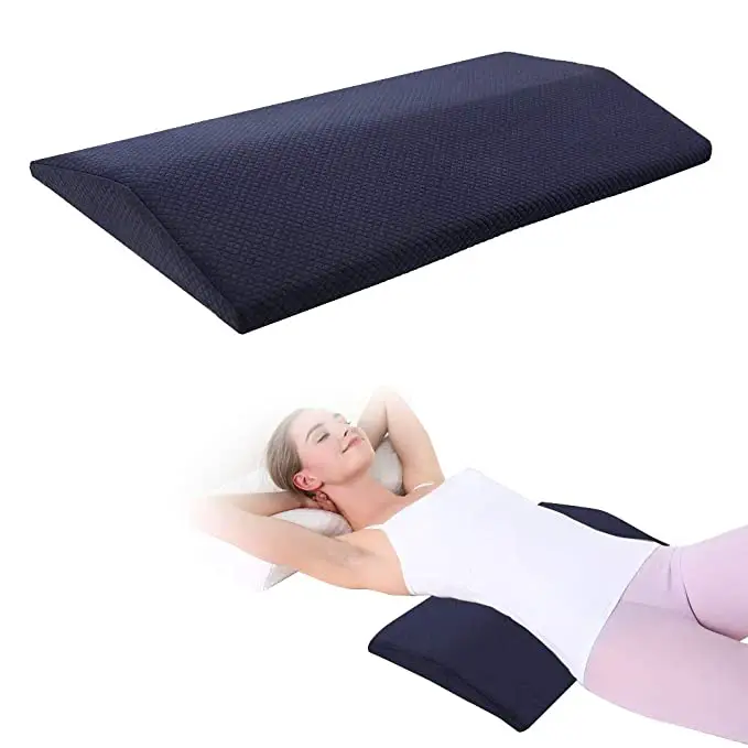 Amazon.com: Lumbar Support Pillow for Sleeping,Memory Foam Lumbar ...