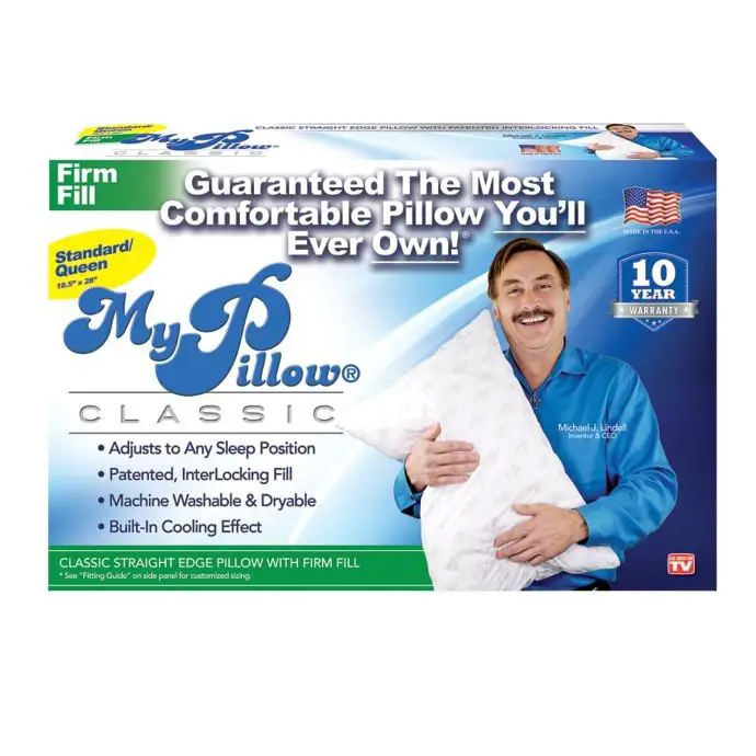 As Seen on TV My Pillow® Classic Firm Fill Pillow Reviews 2020