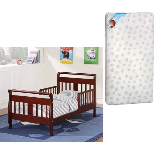 Baby Relax Toddler Bed w/Toddler Mattress Value Bundle (Your Choice in ...