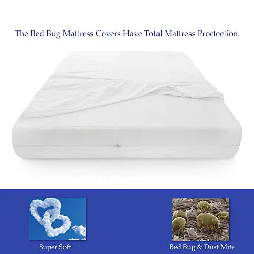 Bed Bug Blocker Hypoallergenic All In One Breathable Queen Mattress ...