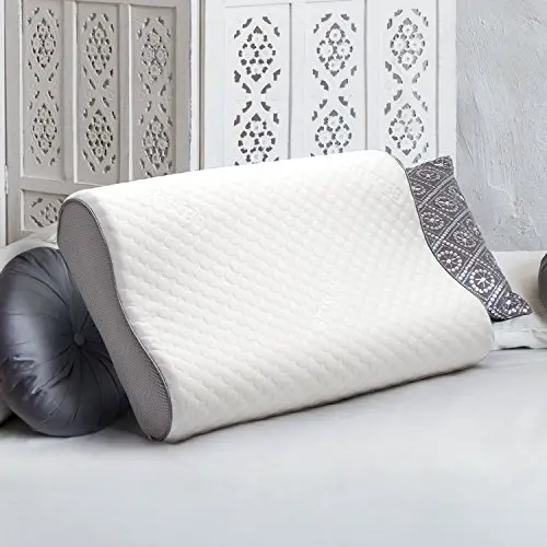 Bedsure Memory Foam Pillow Contour Pillow for Side Sleepers Neck ...
