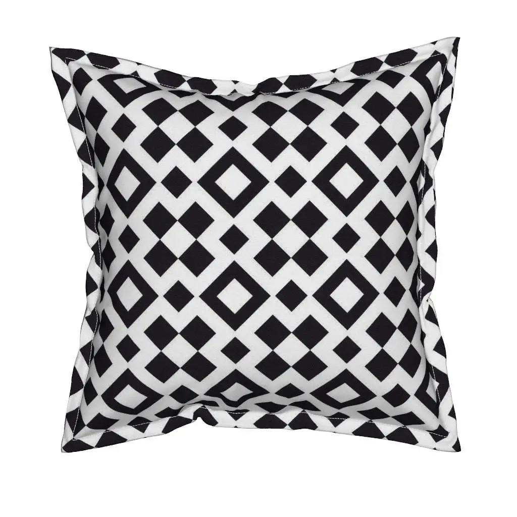 Black and White Pillow Geometric Throw Pillows Decorative