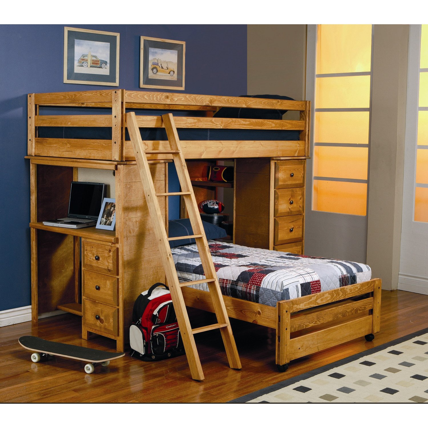 Bunk Beds with Desks  HomesFeed