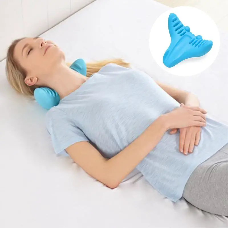 C Rest Neck Pain Relief Portable Gravity Massage Pillow Neck Shoulder ...