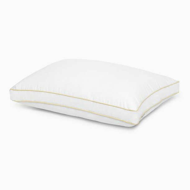 Calvin Klein Luxury Flag King Side Sleeper Pillow in White