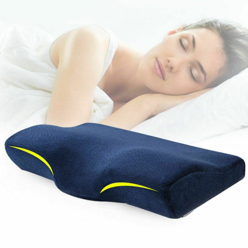 Contour Memory Foam Cervical Pillow Orthopedic Neck Pain Pillow Sleeper ...