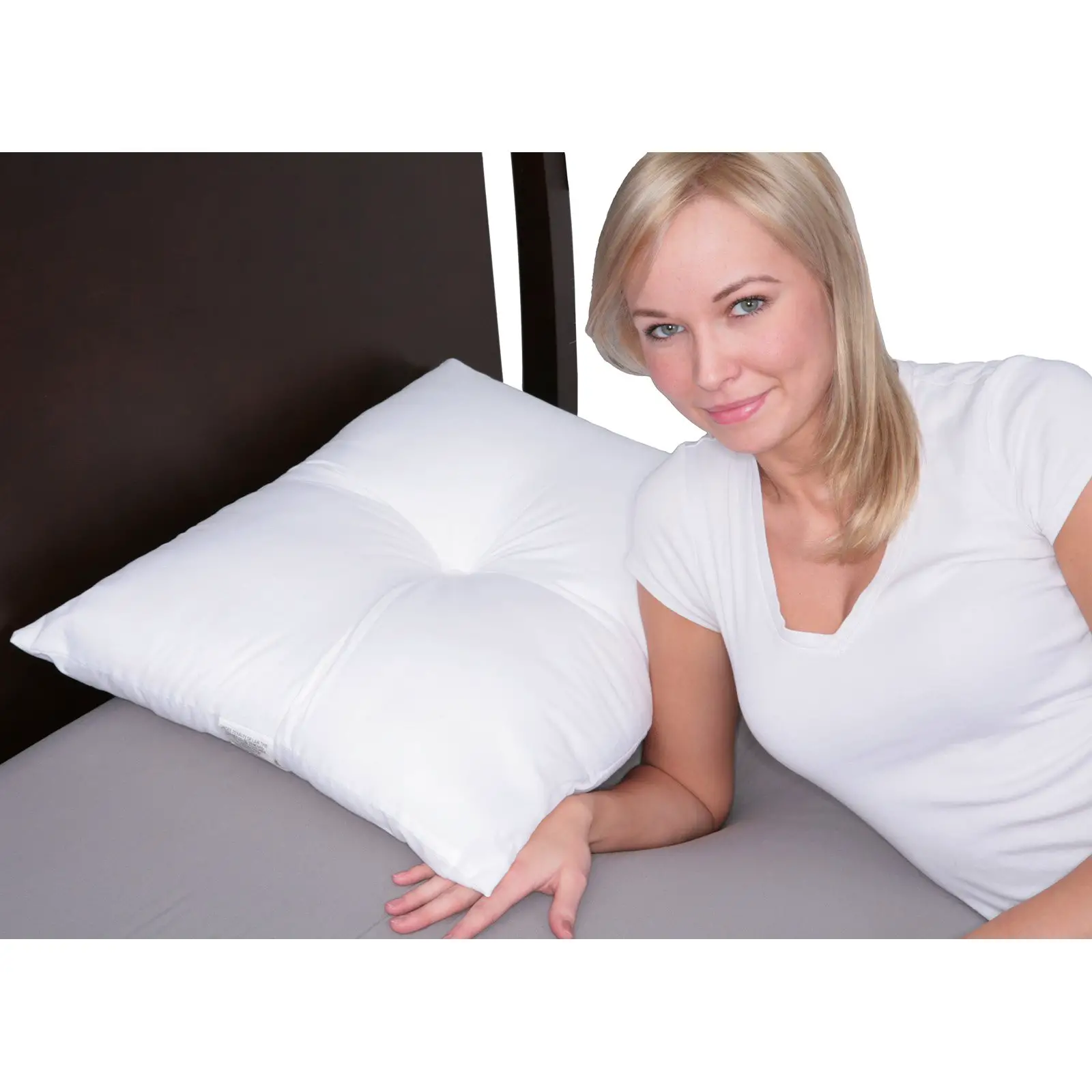 Deluxe Comfort Stress Free Side Sleeper Pillow â Therapeutic Ear ...