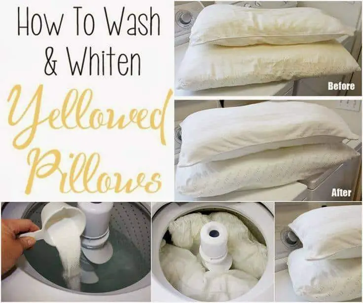 DIY Pillow Cleaning Tutorial â DIY Cozy Home