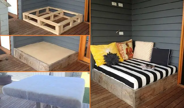 DIY Wood Day Bed Tutorial