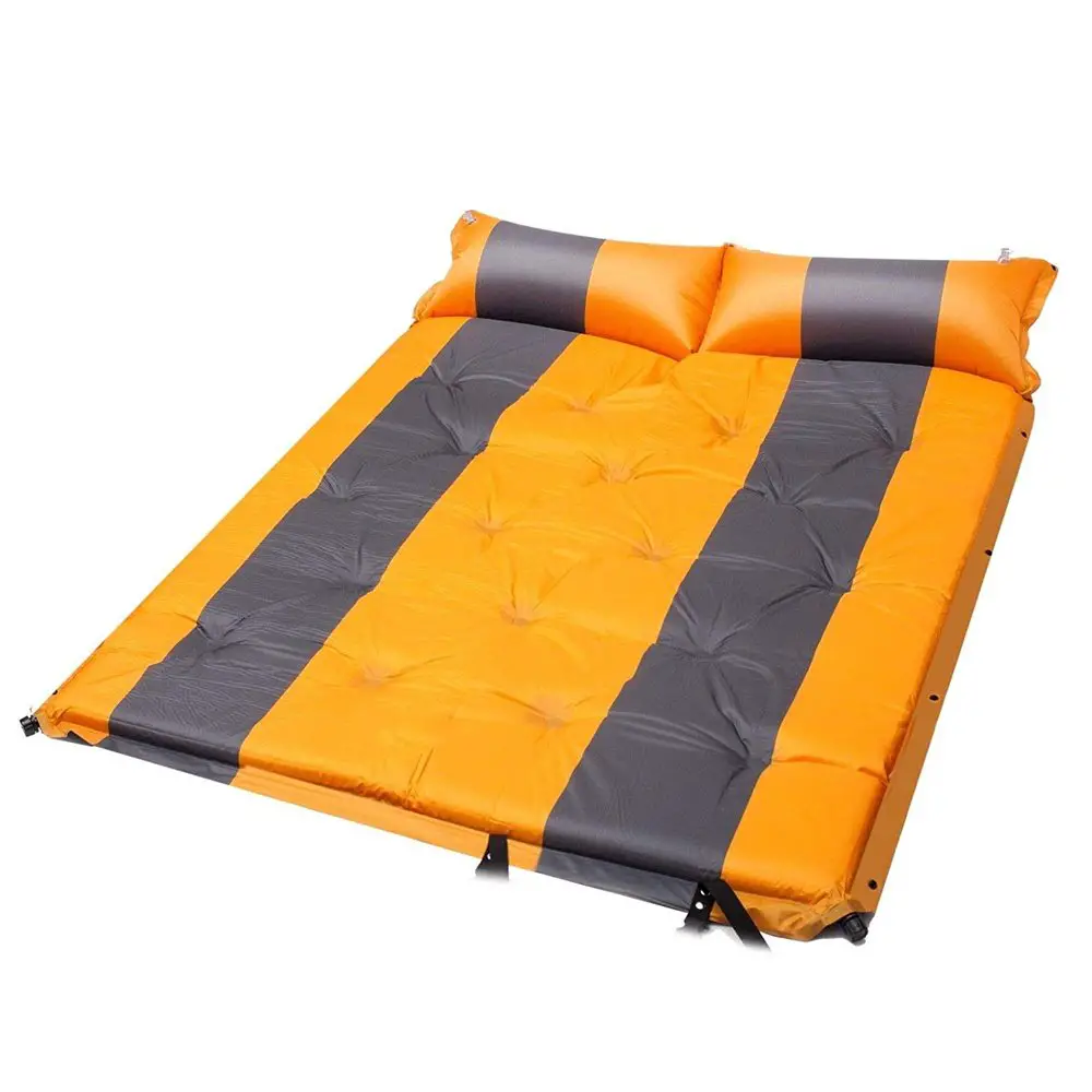 Double Self Inflating Pad Thicken Air Bed Sleeping ...