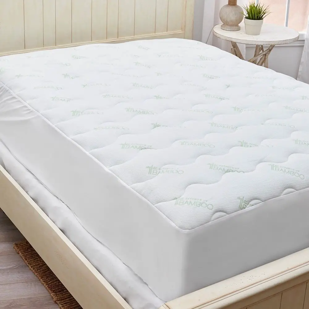 Empire Home Waterproof Bamboo Thick Soft Mattress Cover Topper Cool ...