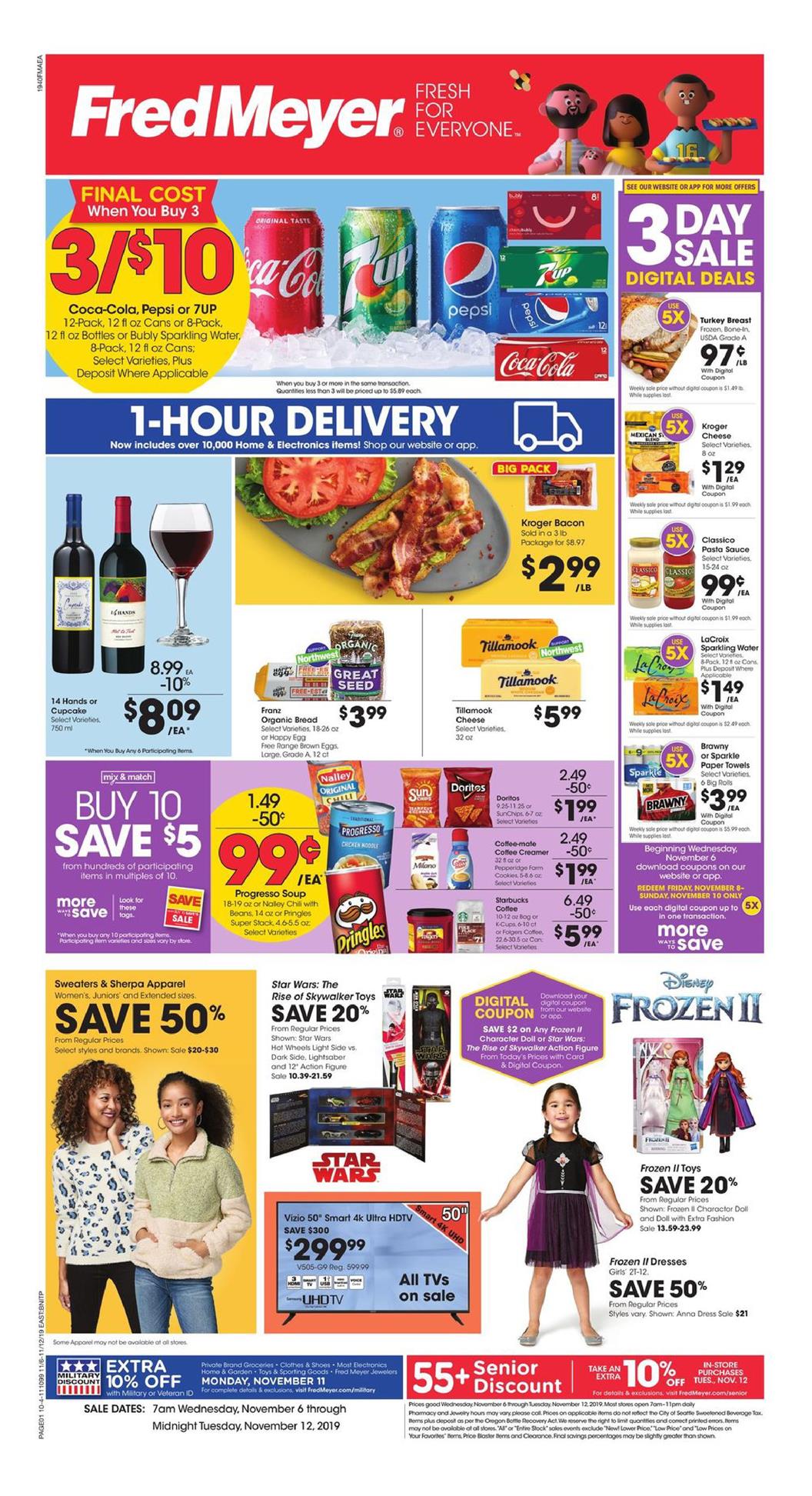 Fred Meyer Grocery Ad valid from Nov 6