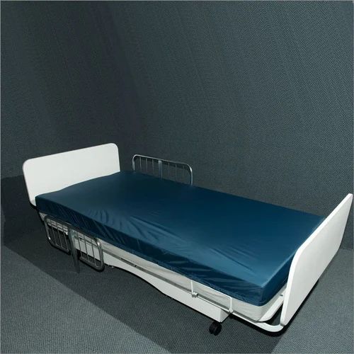 Heavy Duty Hospital Bed Base &  Mattress Set, Size: 75 X 35 Inch, Rs ...