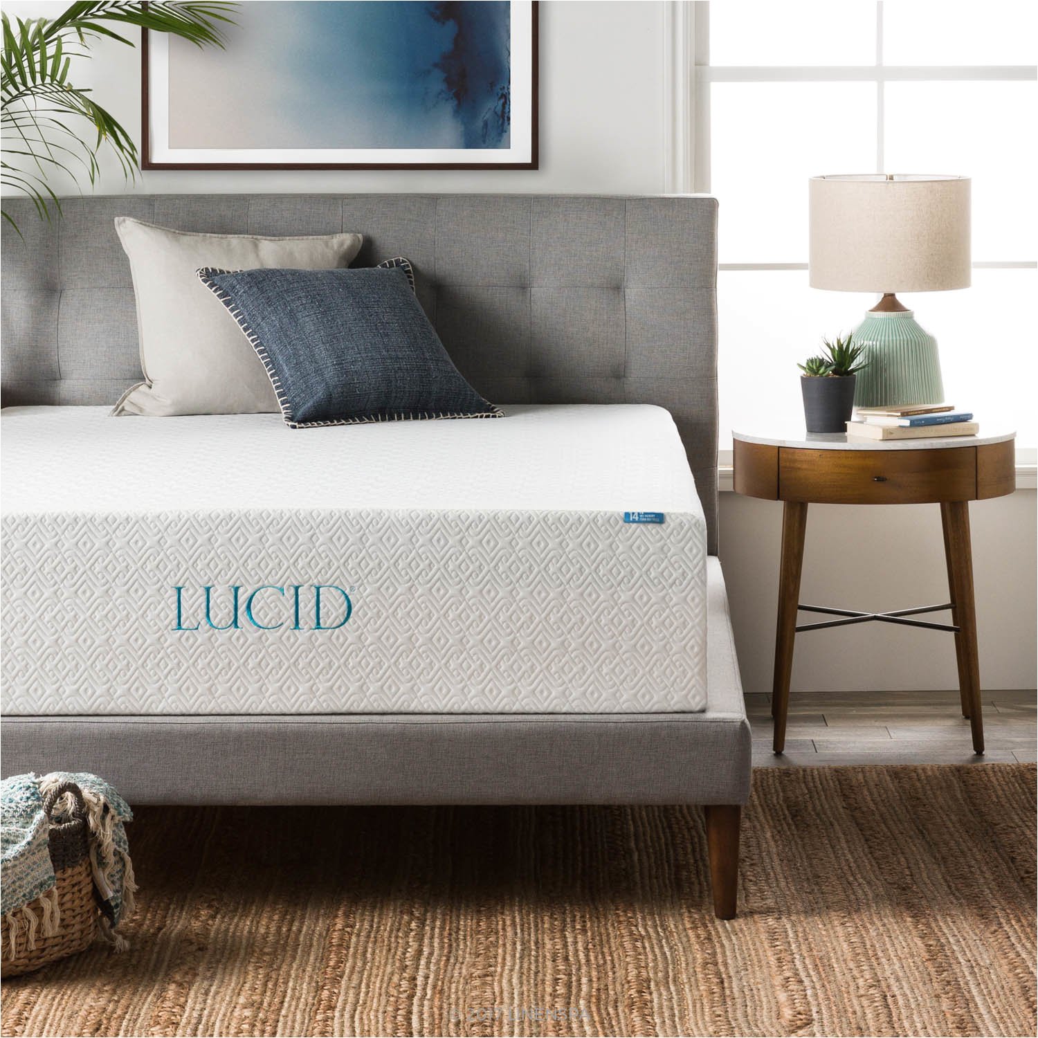 How Much Does A Full Size Memory Foam Mattress Weigh Lucid 14 Plush ...