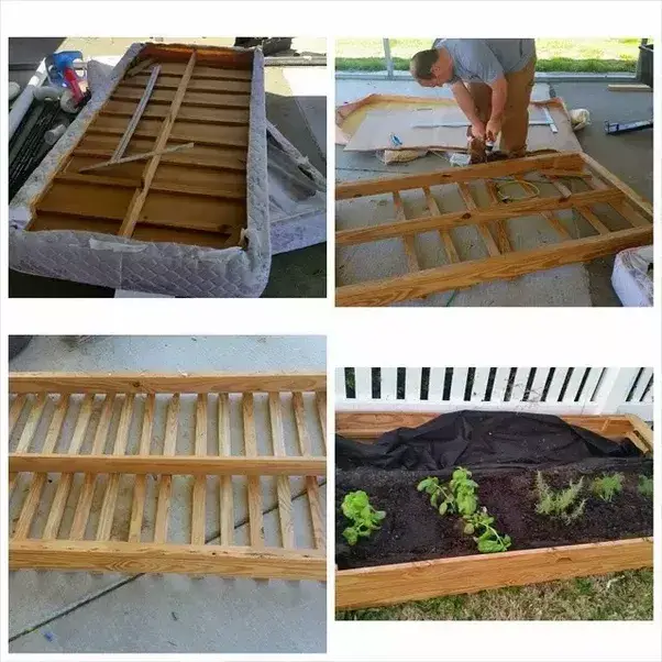 How to upcycle mattress box springs