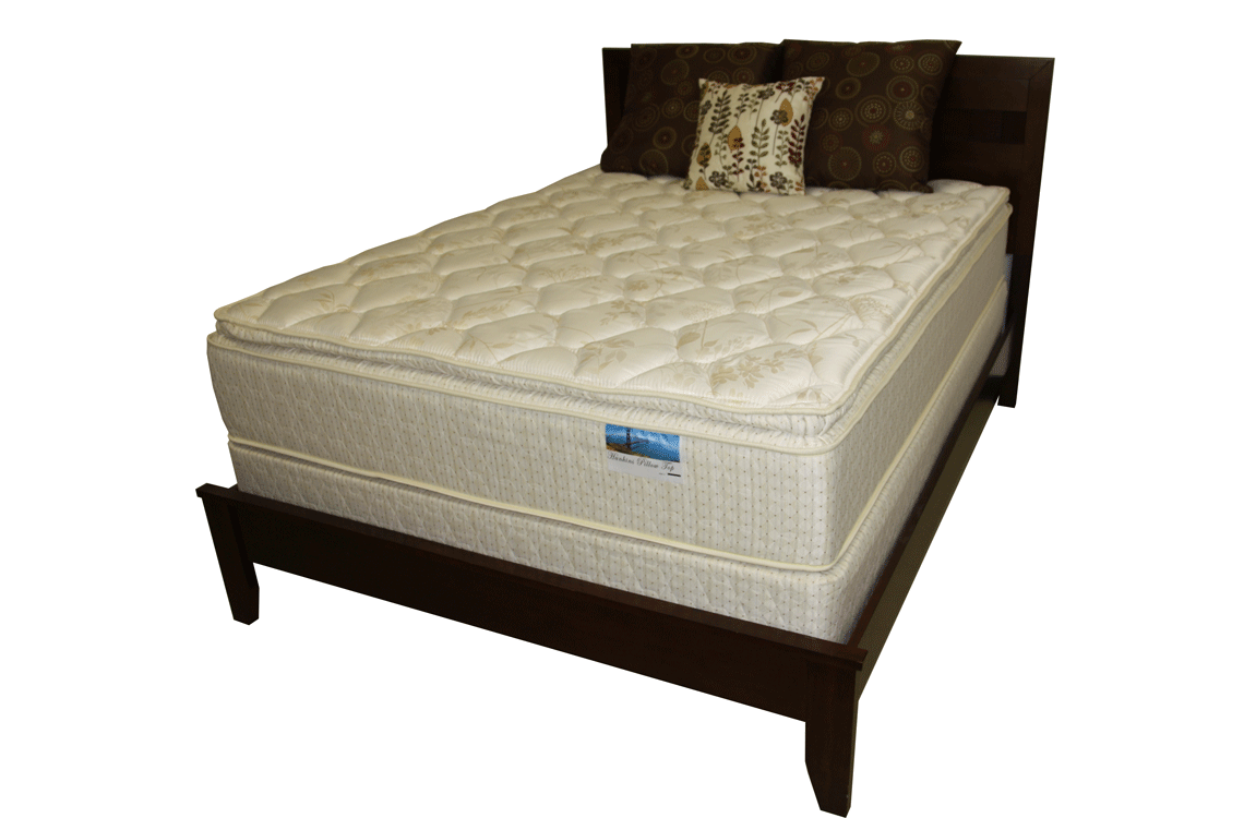 Lowest cost pocket coil mattress. Mocha color with ...