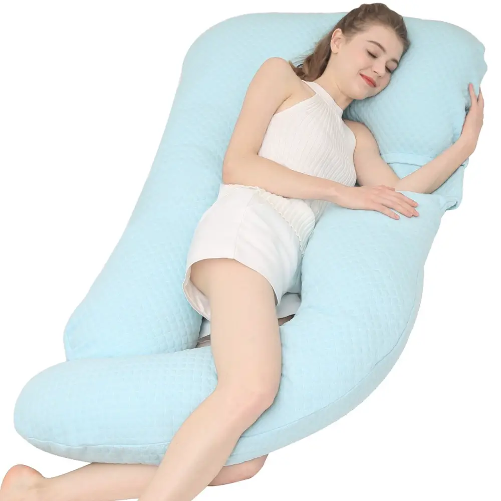 Maternity Pillow Sleeping Side Sleeper Pillow For Pregnant Women Soft ...