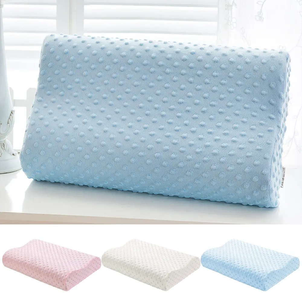 Memory Foam Pillow Neck Support Sleeping Pillows Contour Sleep Cervical ...