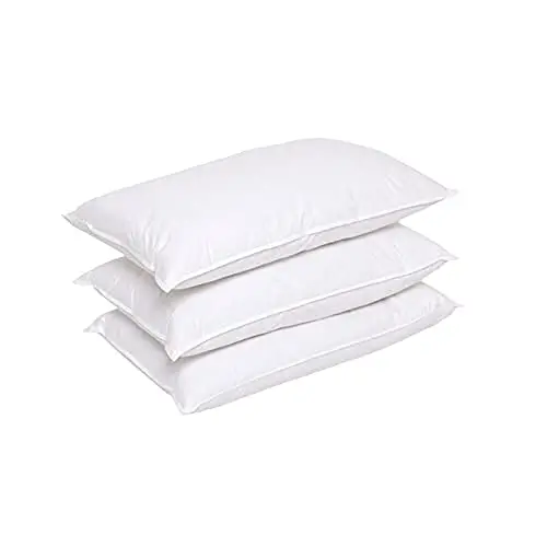 MENICY Soft Fluffy Height Adjustable Memory Foam Pillow Washed White 16 ...