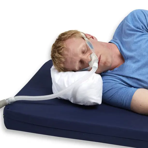 Mini Travel CPAP Sleep Apnea Pillow, White