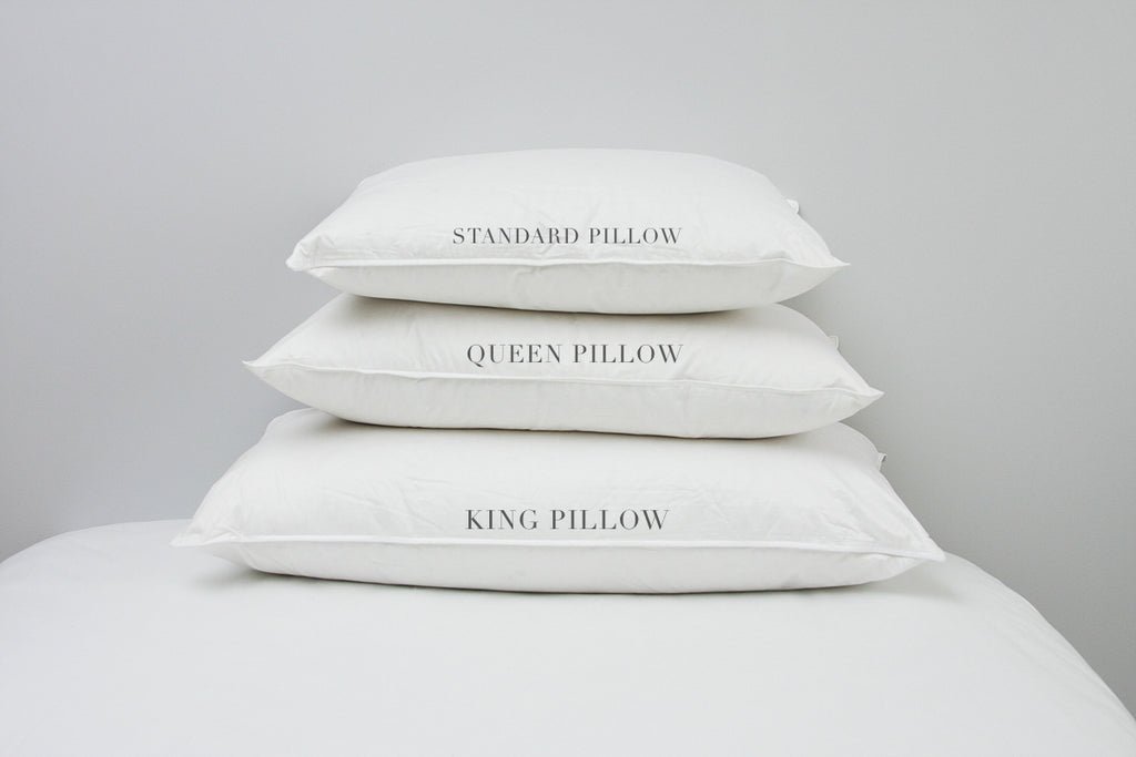Perfect Pillow Sizes: Standard, Queen, or King?  Au Lit Fine Linens