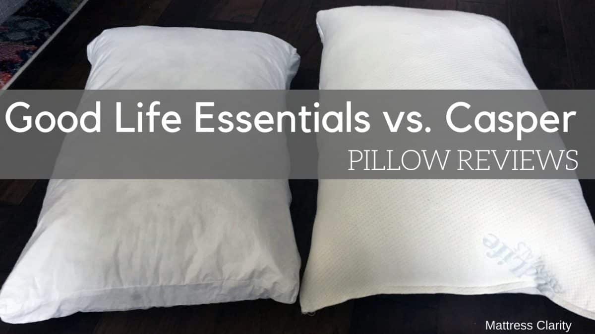 Pillow Reviews: Good Life Essentials vs. Casper