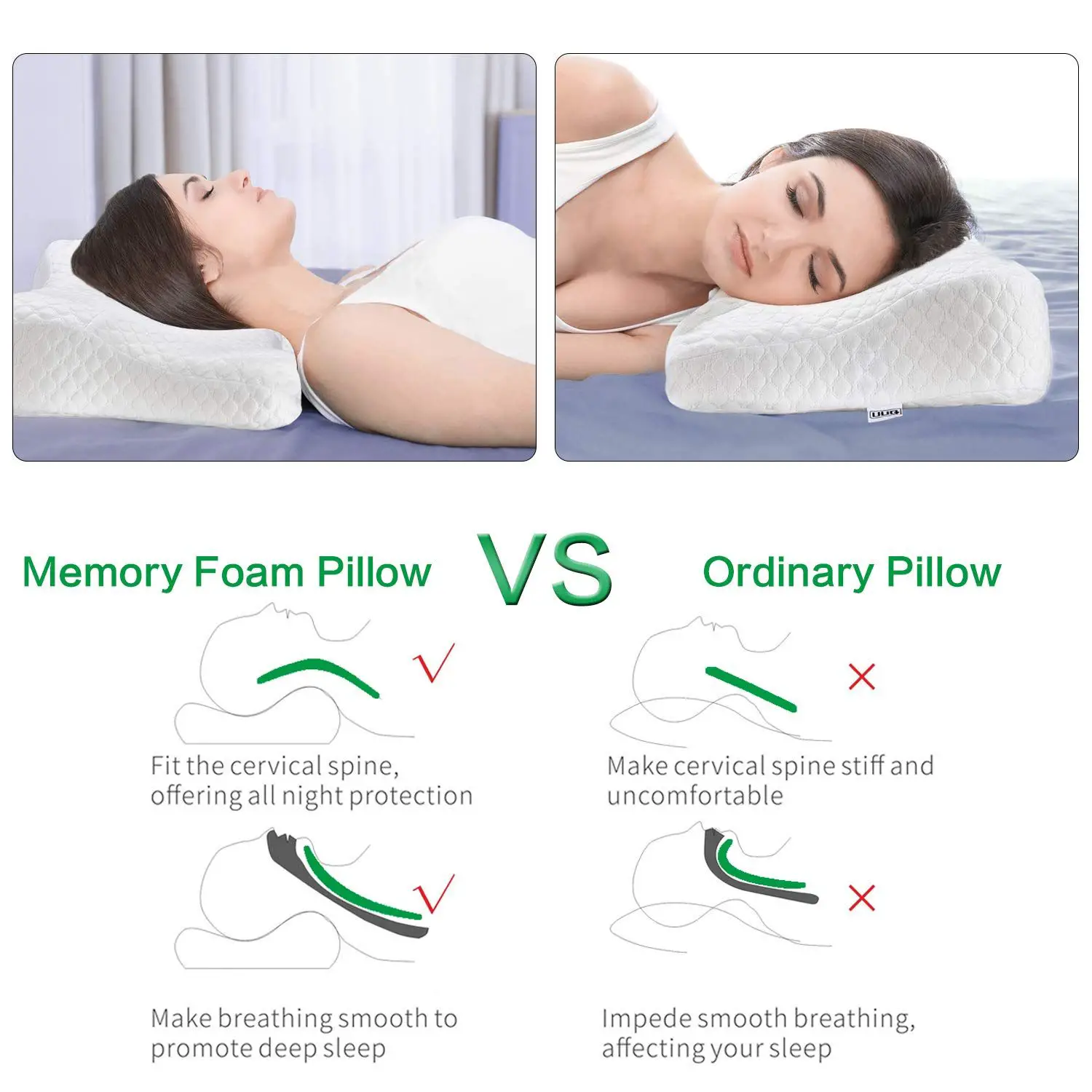 Pin on Our Medical pillow to improve and sleep fast!