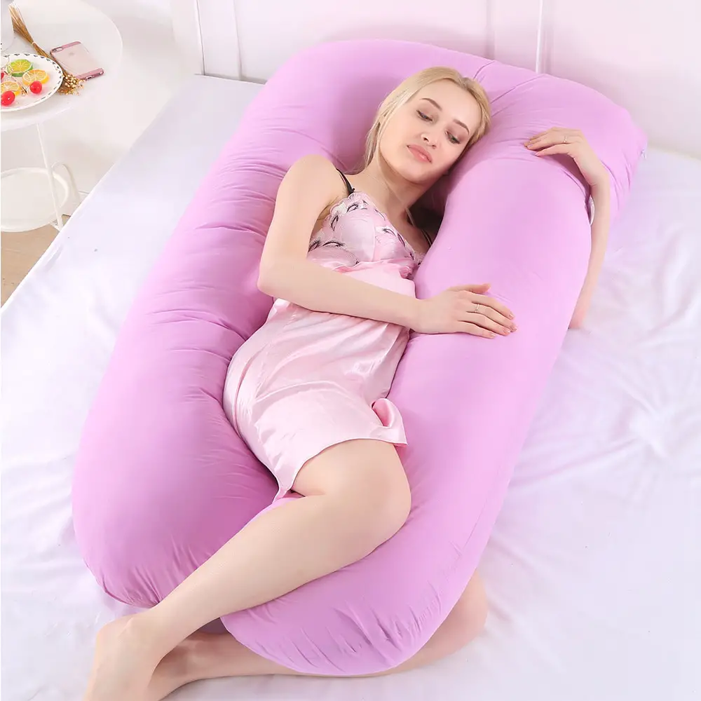 Pregnancy Pillow Side Sleeper Pregnant Women Bedding Full Body U Shape ...