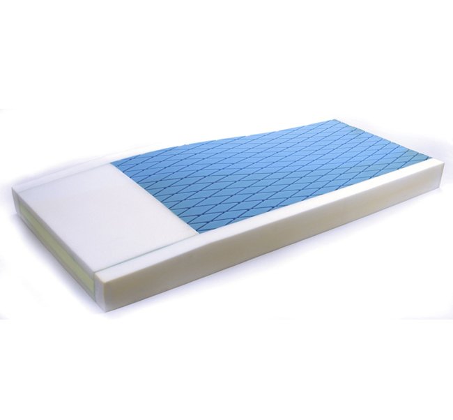 Pressure Relieving Medical Foam Mattress with 3"  Raised Rails 36x80x9 ...