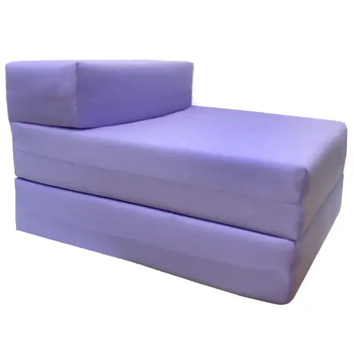 Purple Fold Out Guest Sofa Z Bed Sleeping Mattress Studio Student ...