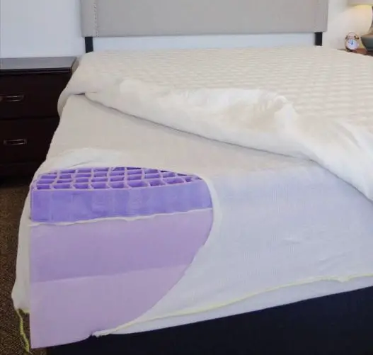 purple mattress review corner shot our sleep guide