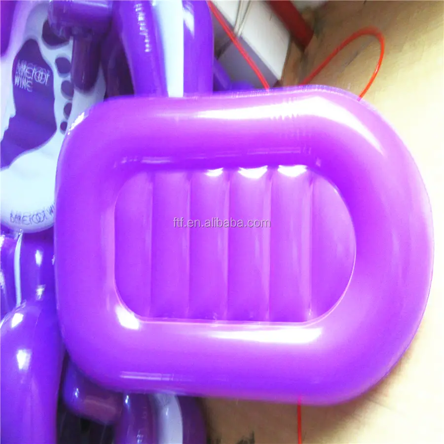 Pvc Custom Purple Inflatable Beach Mattress,Inflatable Pool Water Float ...