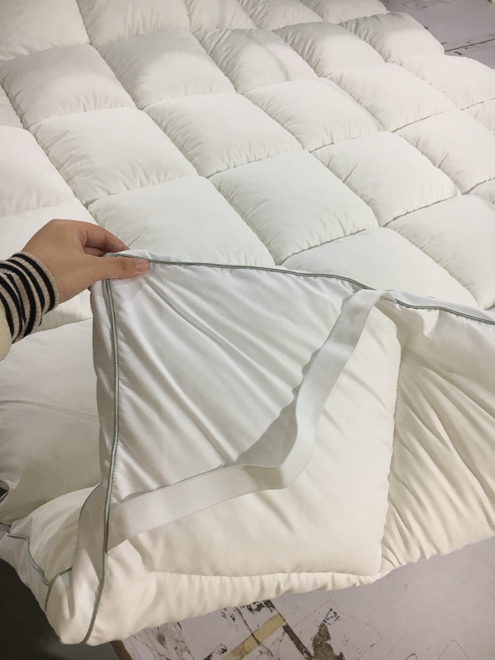 Quilted Mattress Cover With Zipper Customized Quilted Mattress Cover ...
