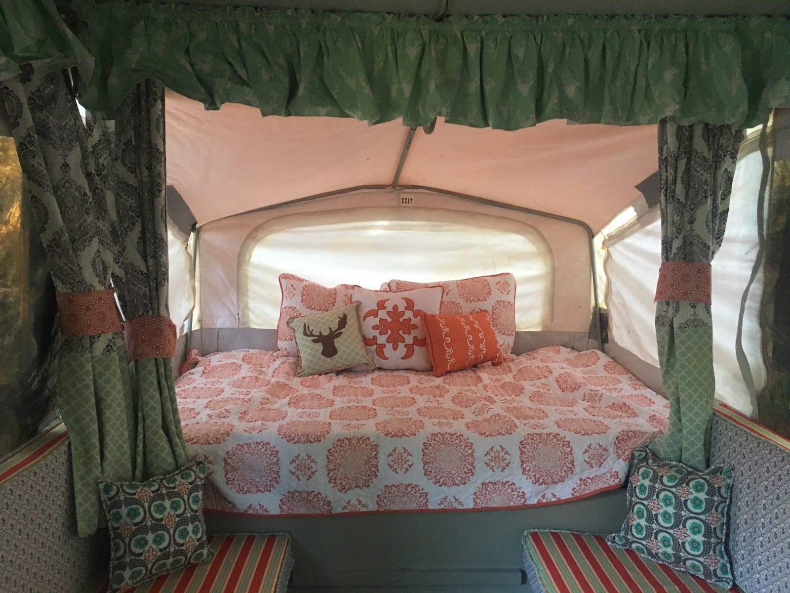 Replacing pop up camper bedding and mattresses on a budget ...