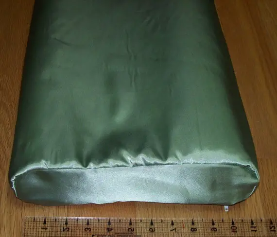 Satin Pillowcase for Tempur Pedic Neck Pillow contour shaped