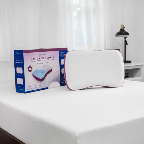 SensorPEDIC Side and Back Sleeper Contour Memory Foam Bed Pillow ...