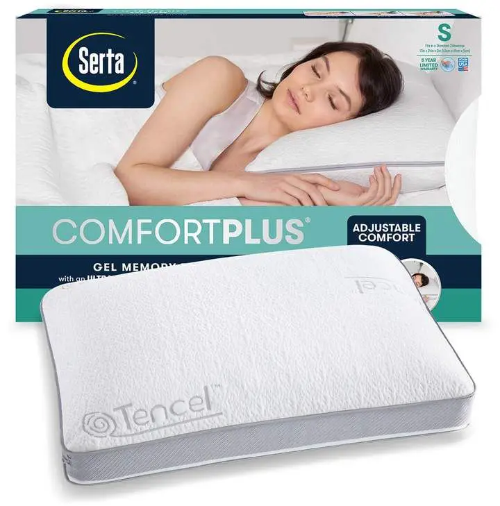 Serta® ComfortPlus Gel Memory Foam Pillow