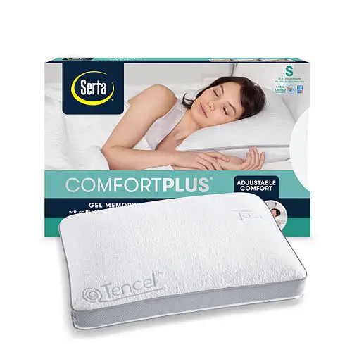 Serta ComfortPlus Gel Memory Foam Pillow