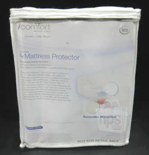 Serta iComfort 2 in 1 Reversible Mattress Protector KING 78"  x 80"  x 18 ...