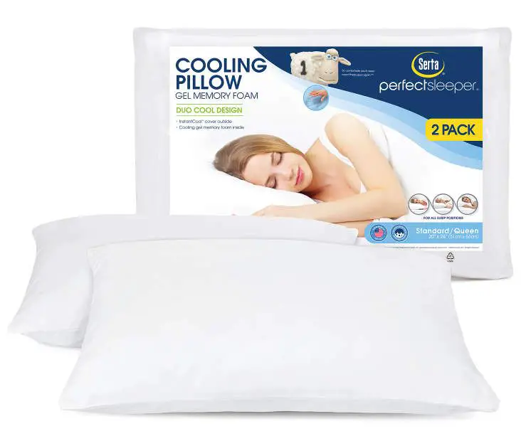 Serta Perfect Sleeper Cooling Foam Pillows, 2