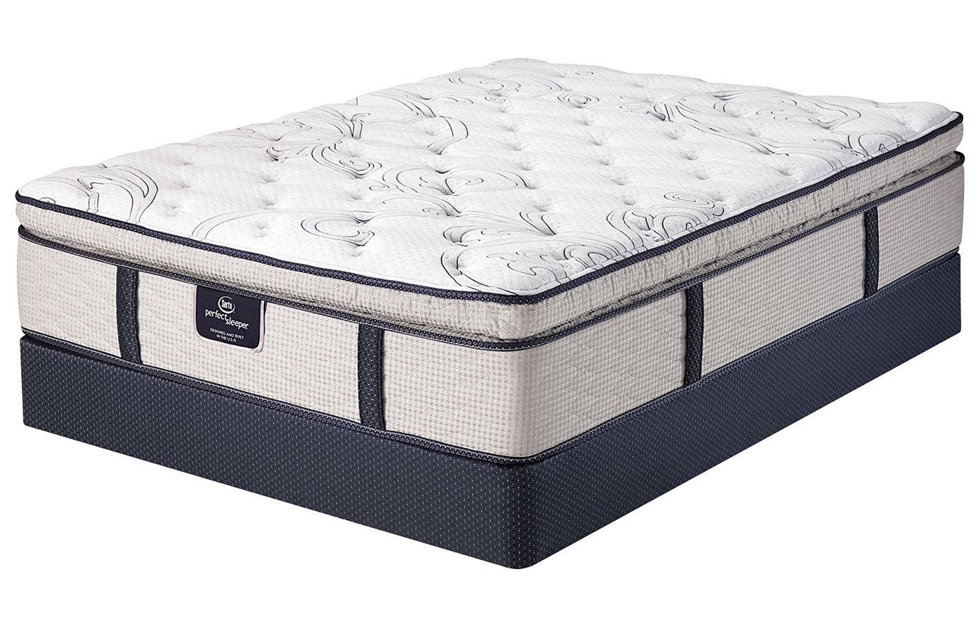 Serta Perfect Sleeper Elite Rushcroft Super Pillow Top Mattress ...