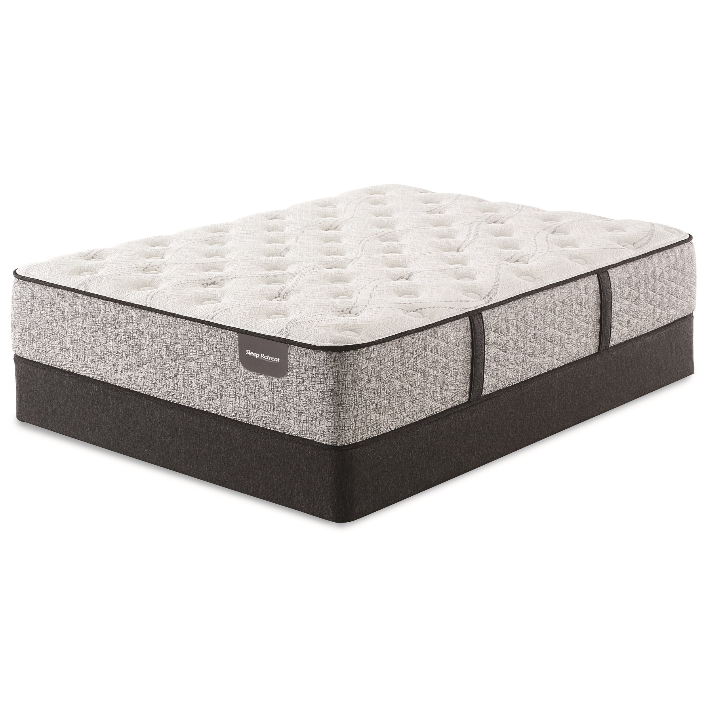 Serta Sleep Retreat Queen Pocketed Coil Mattress and and 5"  Low Profile ...