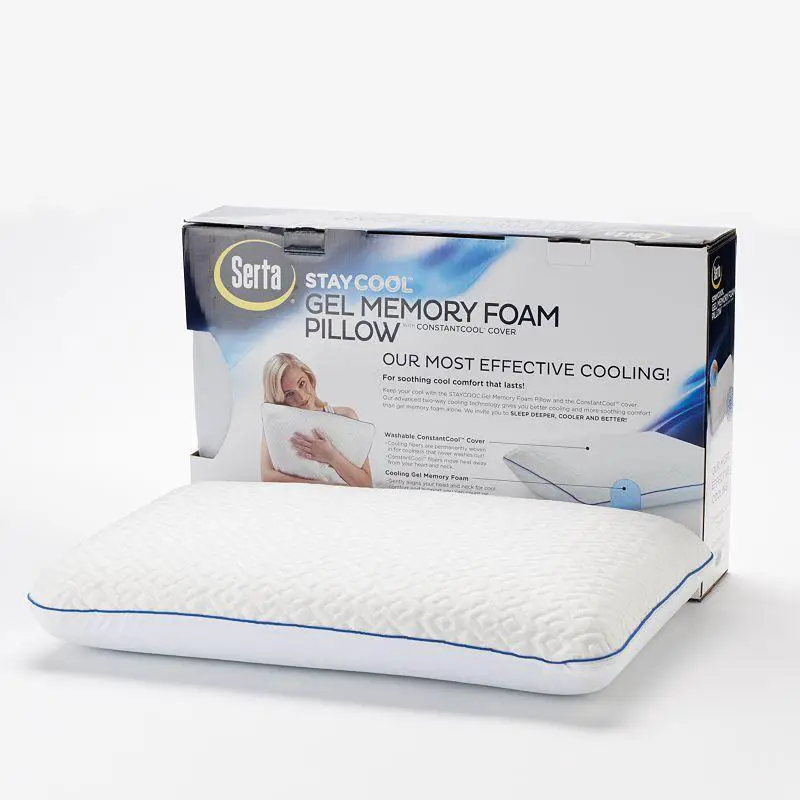 Serta Stay Cool Gel Memory Foam Pillow from Kohl