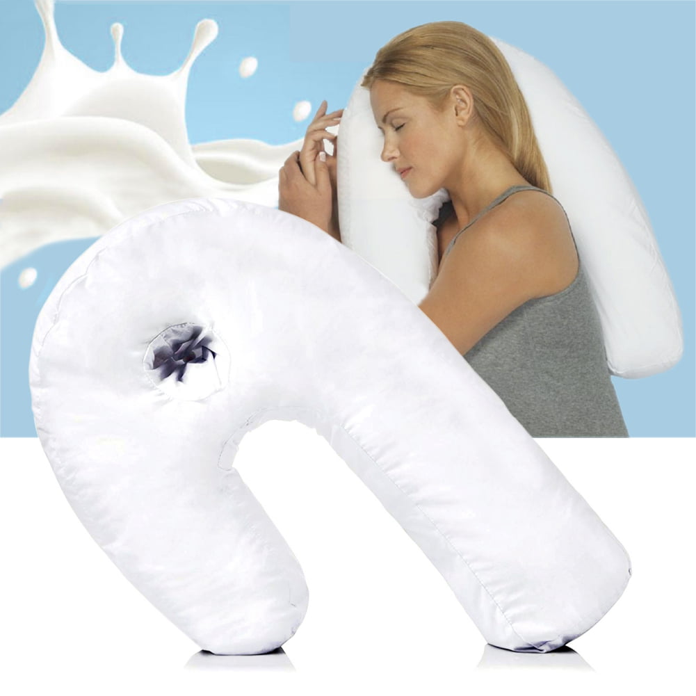 Side Sleeper ,Contour Pillow for Neck Shoulder and Back Pain Relief ...