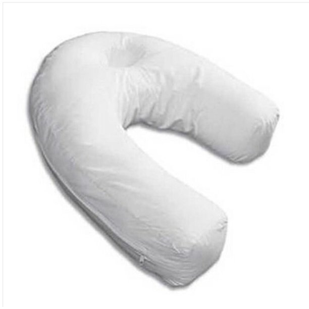 Side Sleeper Pillow J Shaped Contour Pillow Bed Hypoallergenic ...